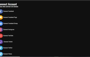 Social Media Account Connection