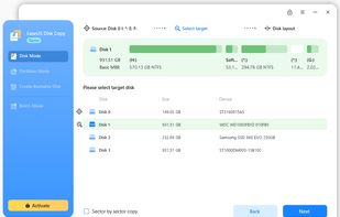 EaseUS Disk Copy screenshot 1
