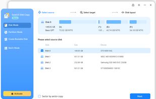 EaseUS Disk Copy screenshot 1