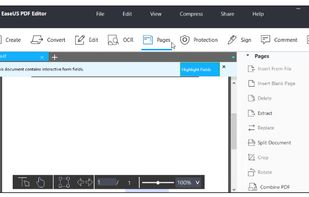 EaseUS PDF Editor screenshot 1