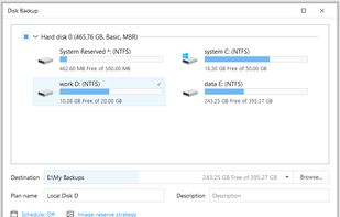 Disk/Partition Backup