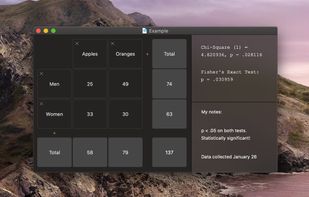 Easy Chi-Square Calculator screenshot 1