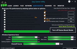 Easy Gamer Utility Game Booster On