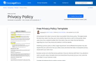 EasyLegalDocs.com Template
