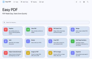 Easy PDF online screenshot 1