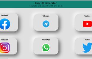 Social media QR codes