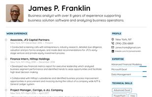 Easy Resume screenshot 1