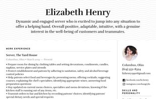 Easy Resume screenshot 1