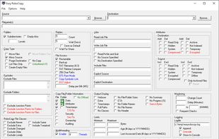 Easy RoboCopy screenshot 1