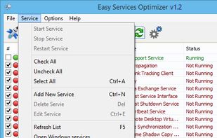 Easy Service Optimizer screenshot 1