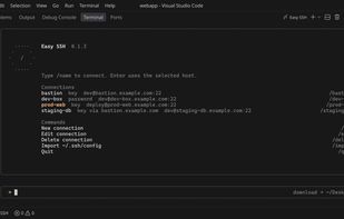Easy SSH screenshot 1