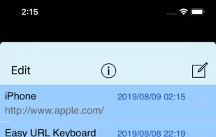 Easy URL Keyboard screenshot 1