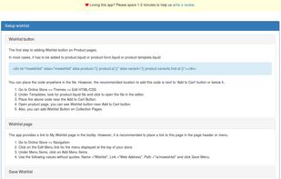 Easy Wishlist