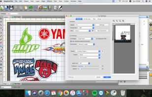 EasyCut Pro Cut Settings