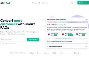 EasyFAQ screenshot 1