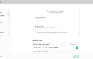EasyAI - Convert PDF, PPT, and Word files into e-learning in minutes with AI.