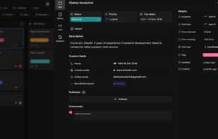 Custom Fields for Your Tasks