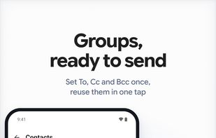 Contact groups with To, Cc and Bcc set once
