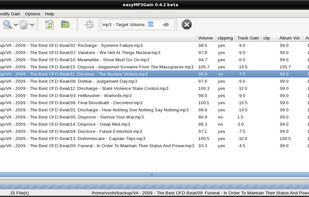 easyMP3Gain screenshot 1