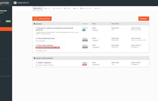 Easynote Task Manager screenshot 1