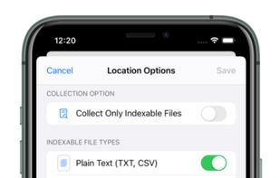 Search in Various File Types