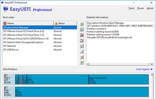 EasyUEFI screenshot 1
