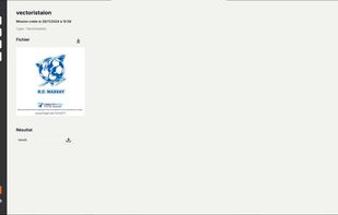 Page de résultat - Vectorisation