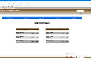 Eazitron EaziFin screenshot 1