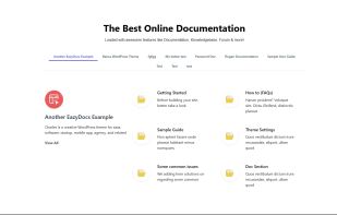 EazyDocs Modern Documentation Layout