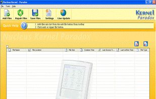 Kernel for Paradox Recovery screenshot 1