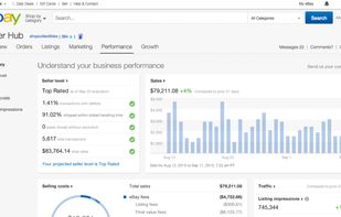 eBay Seller Hub screenshot 1