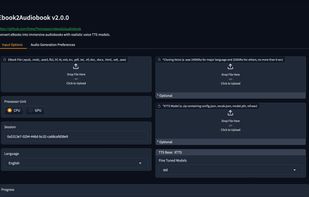 ebook2audiobook screenshot 1