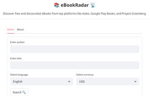 eBookRadar screenshot 1