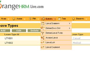 OrangeHRM screenshot 3