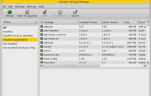 Synaptic screenshot 1