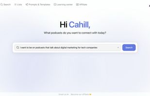 AI powered search - tell the AI what you're looking for