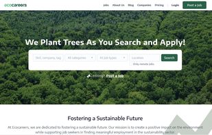 Ecocareers screenshot 1