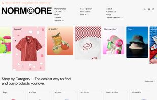 Normcore Shopify theme