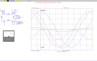 Interactive single phase power flow analysis.