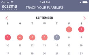 Eczema Tracker screenshot 1