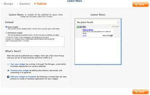 NewsGator Widgets screenshot 1