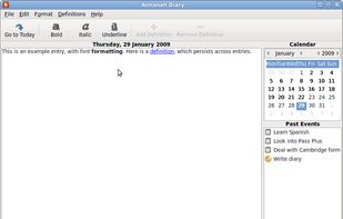Almanah Diary screenshot 1