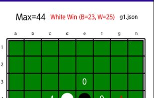 Android viewer showing game analysis