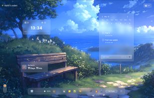 Todo list (with calender), Countdown and Deadline. Lofi 4K Video Background