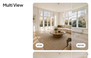 Edensign Multi-View Virtual Staging keeps every room consistent across multiple angles.