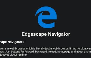Edgescape Navigator screenshot 1