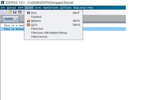 EDITFILE screenshot 1
