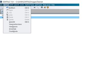 EDITFILE screenshot 3