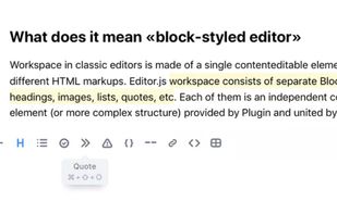 Editor.js screenshot 3