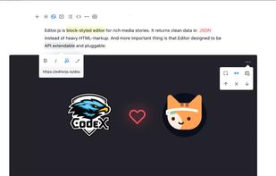 Editor.js screenshot 1